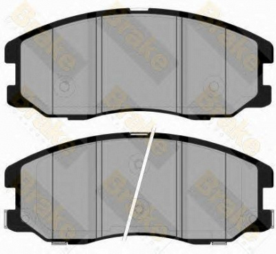 BRAKE ENGINEERING pa1733 -  Комплект тормозных колодок, дисковый тормоз